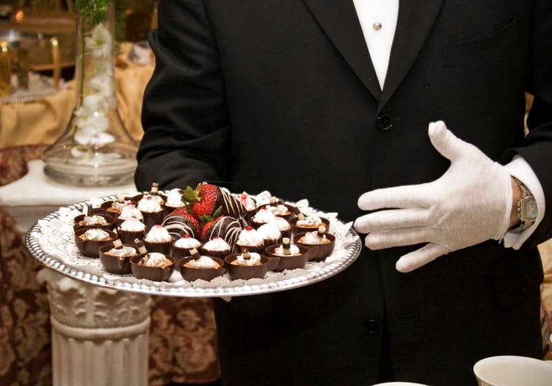 Waiter at Quinceanera